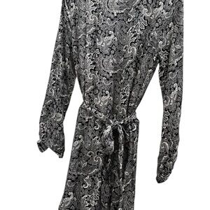 The Kooples Stylish black & white paisley print mini dress
